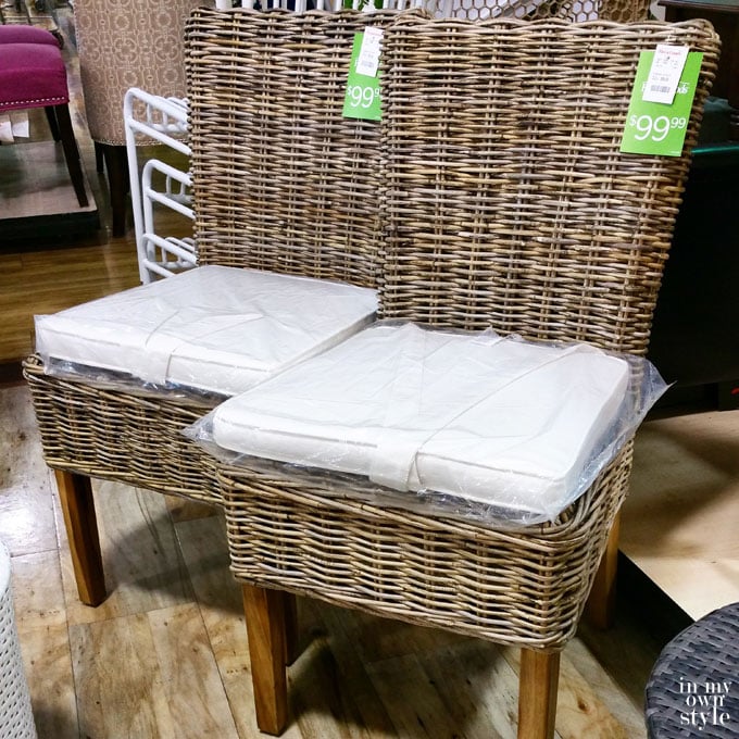 Dining Room Chairs from HomeGoods