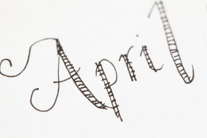 Easy to create hand lettering that anyone can do with a craft store pen