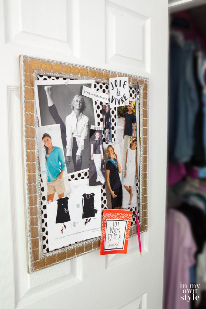 Fashion Inspiration board for clothes closet