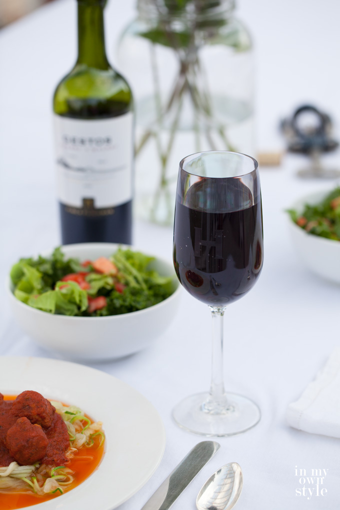 Outdoor alfresco meals