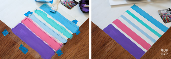 How to paint a design on a floor