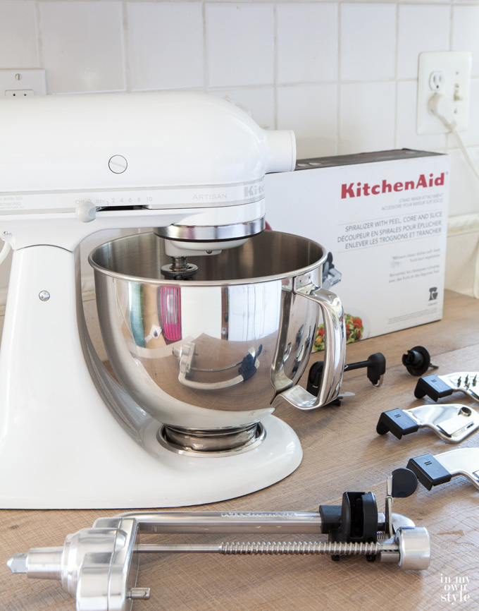 Kitchen Aid Spiralizer mixer attachement