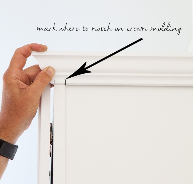 how-to-attach-crown-molding-to-wall-cabinets