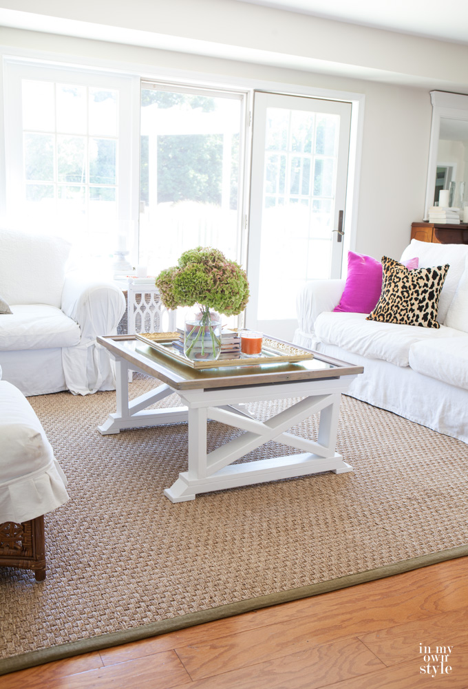 decorating with white for fall