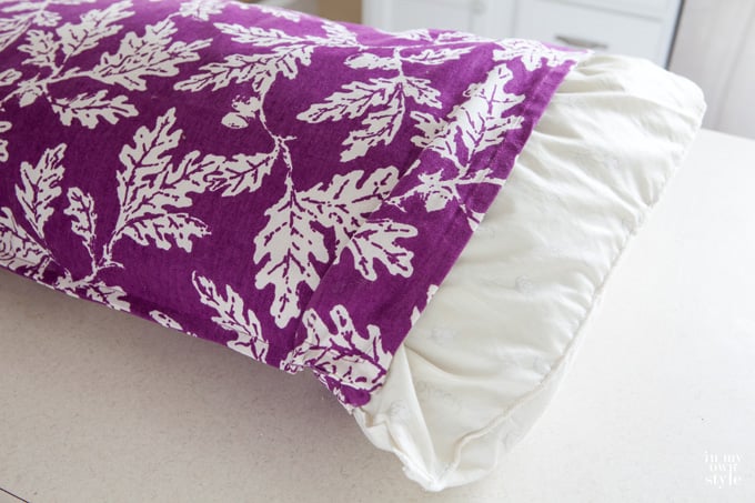 How to make a no sew Velcro closing pillow cover