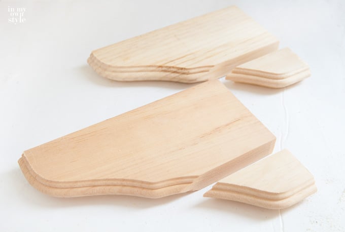How to make decorative feet for a bathroom vanity cabinet