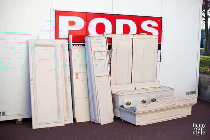 Antique furniture that comes apart