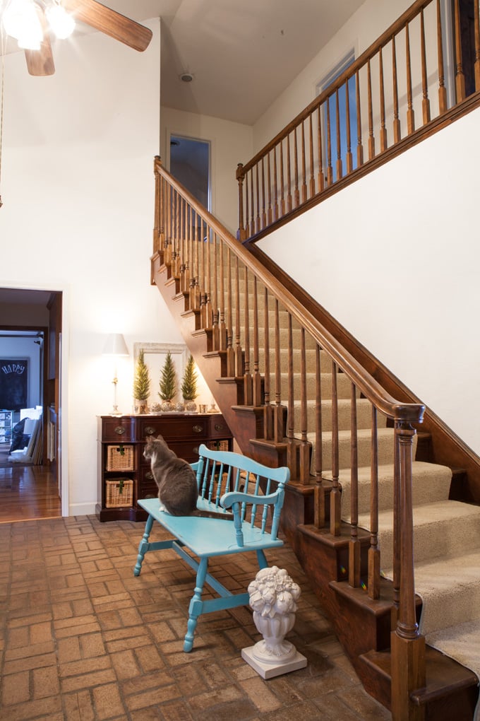 Interior of home before photos
