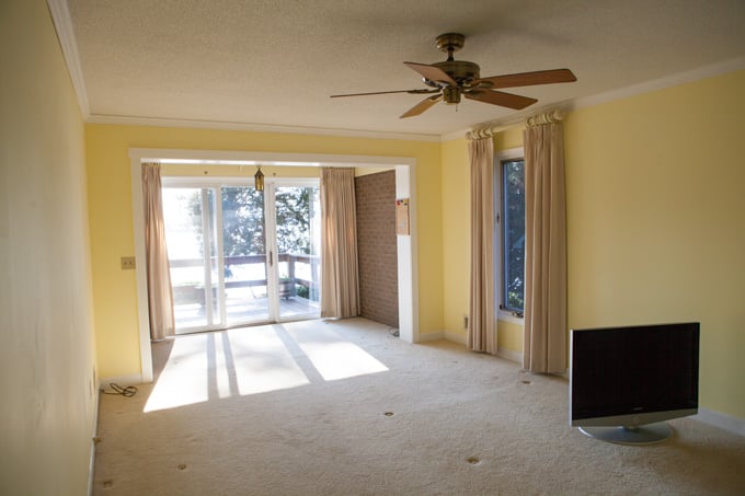 Master bedroom makeover before and after