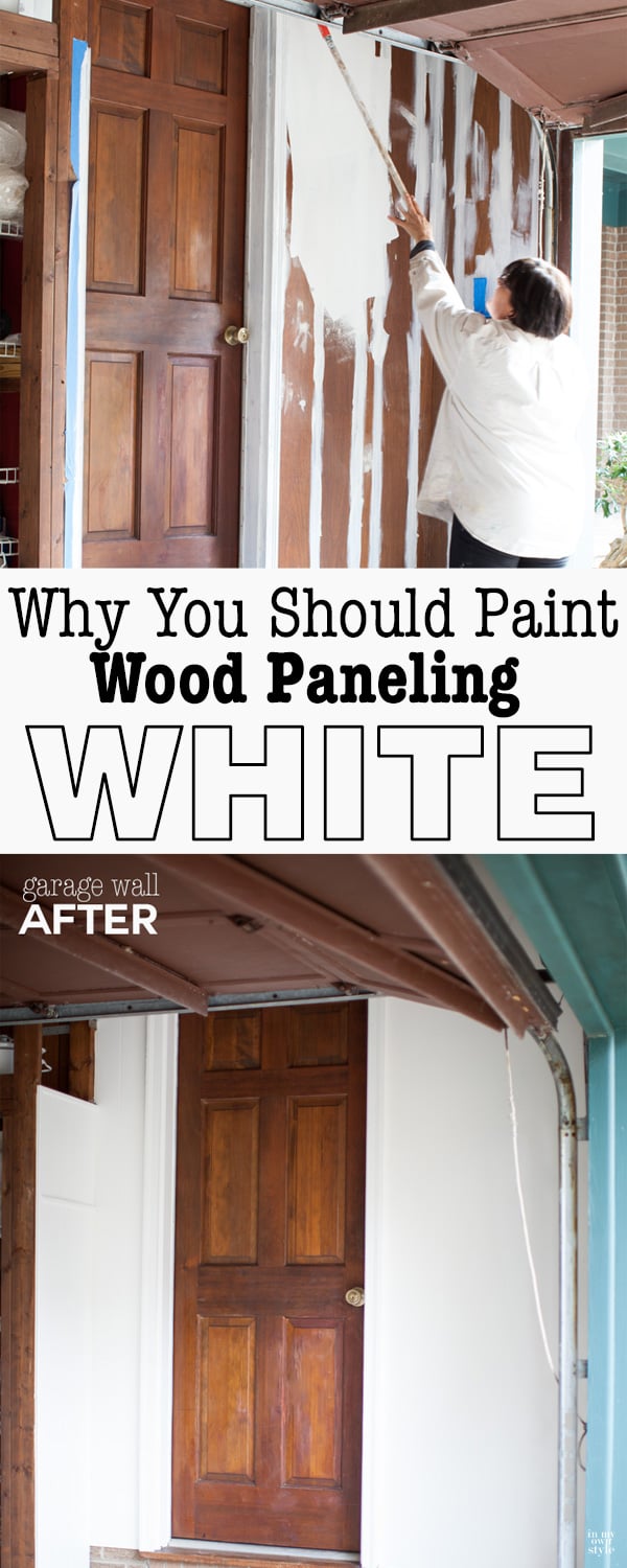 Learn the one thing that you need to successfully paint over wood paneling. | In My Own Style