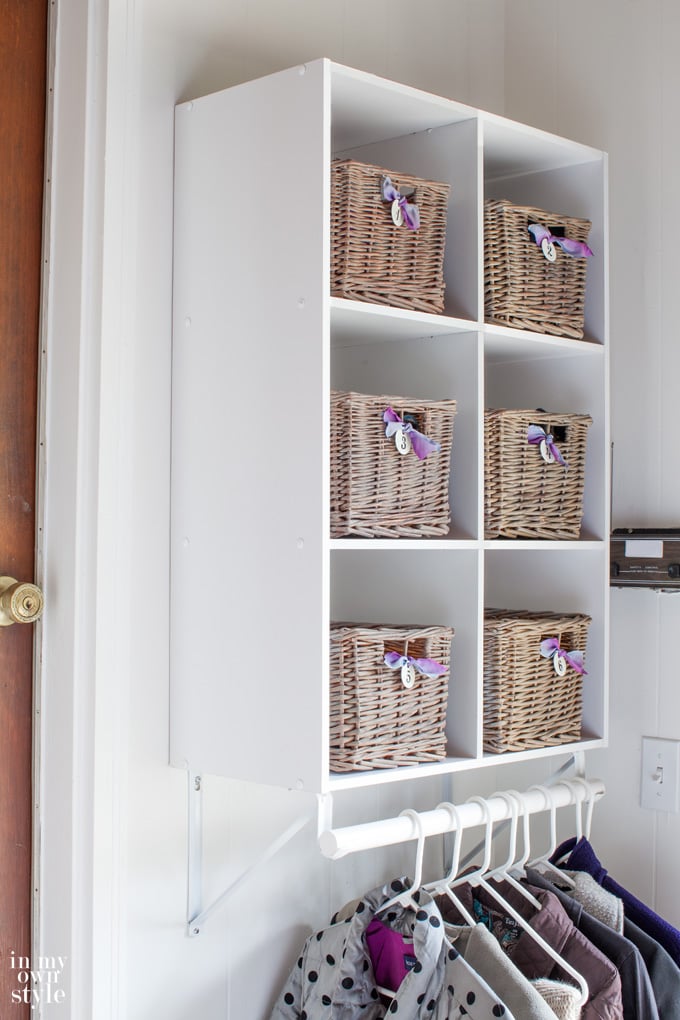 ClosetMaid Cubeical organizer hack