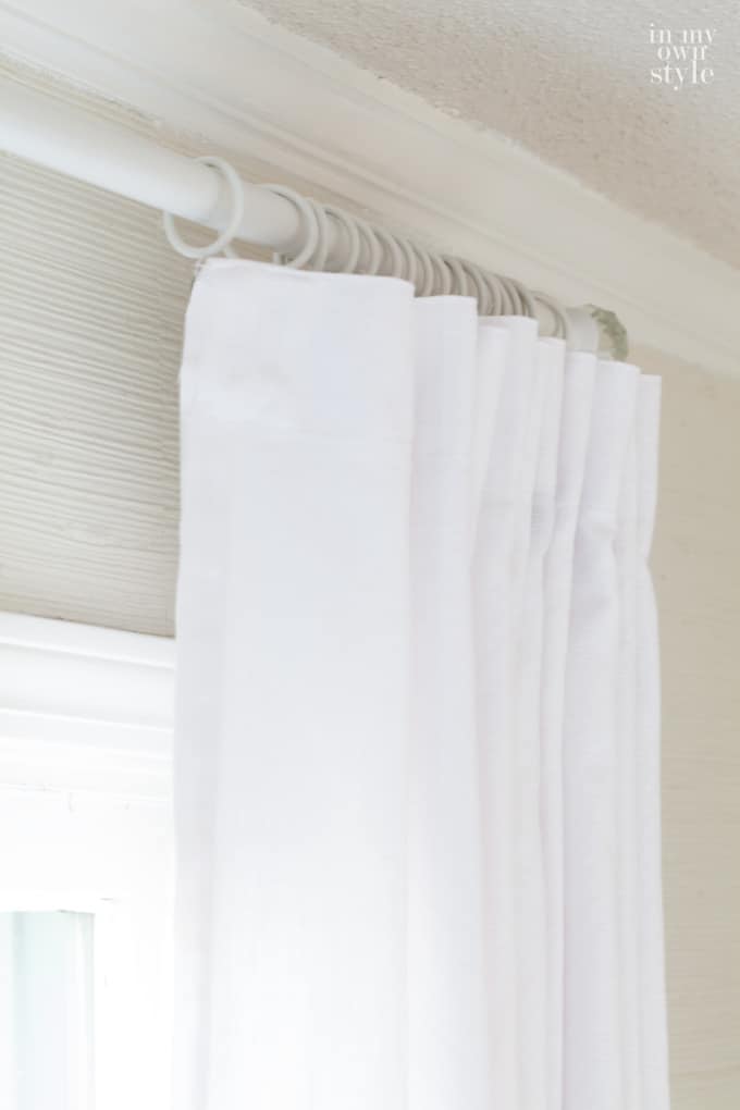 Hanging curtains and drapes