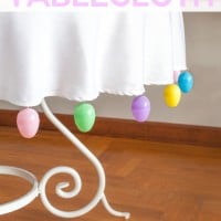 How to make an Easter Egg tablecloth.