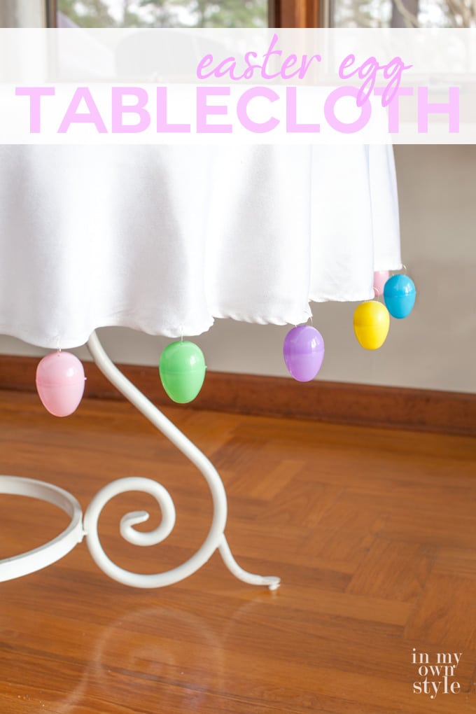 How to make an Easter Egg tablecloth.