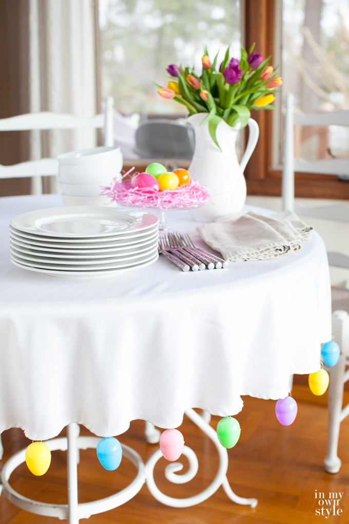 Easter table decorating ideas | In My Own Style