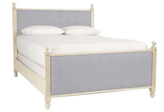 Cushioned headboard and footboard