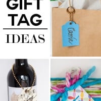 Learn how to make stylish gift tags using decorative papers and odds and ends. They are perfect for embellishing teacher and hostess gifts. | In My Own Style
