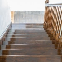 How to stain and polyurethane steps on a staircase | In My Own Style