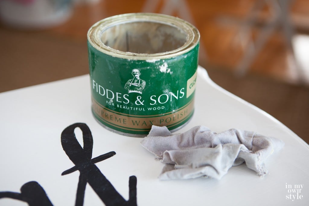 What is the best wax to use over chalk painted furniture