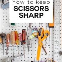 Trying to cut fabric or ribbon without getting a ragged edge? Never let your scissors go dull again. Follow this tip and your scissors will stay sharp and cut cleanly every time! Guarenteed!