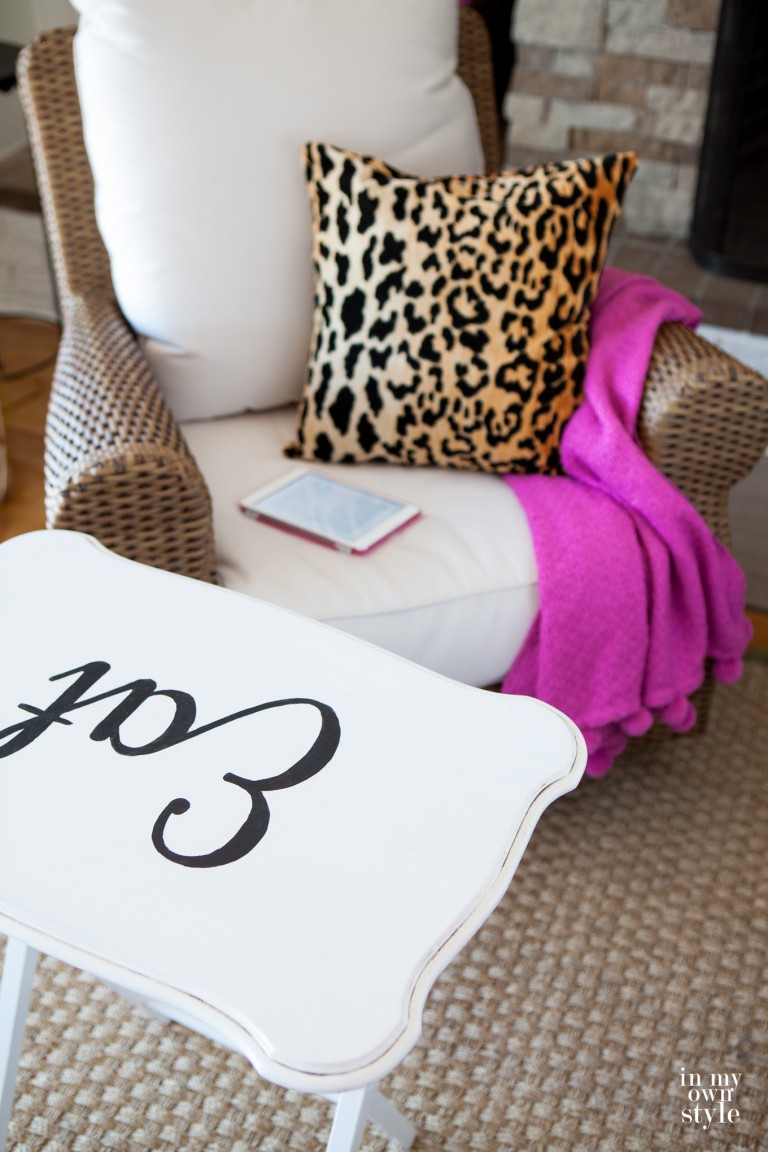How to transfer typography and lettering to furniture
