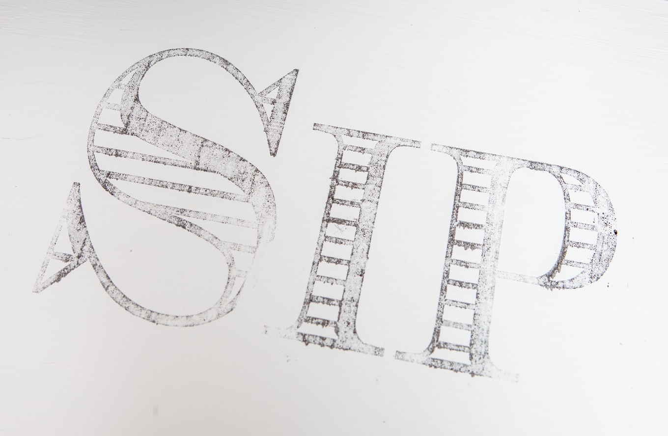 How to transfer typography images to wood furniture