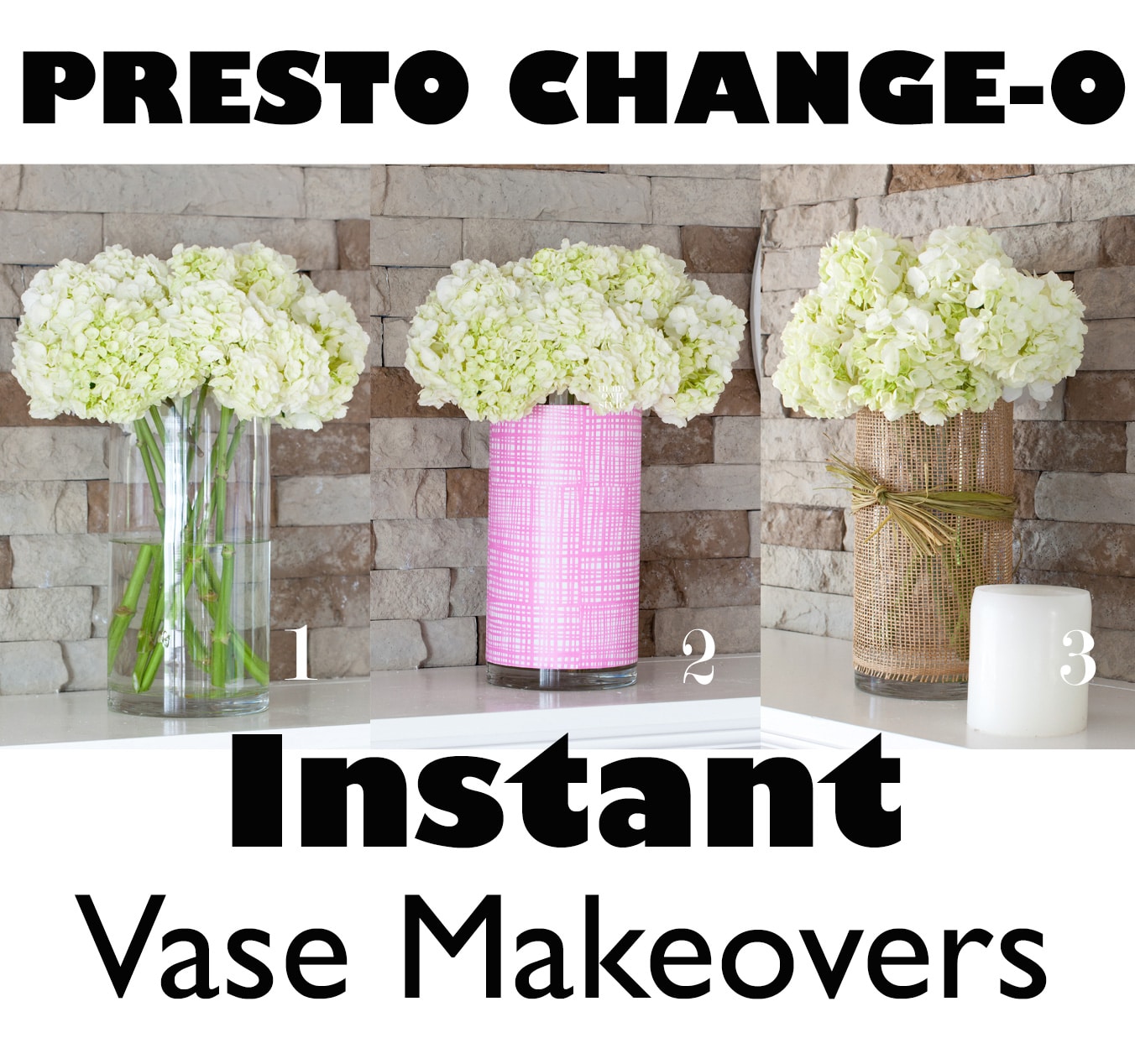 Ten minute decorating ideas with flower s