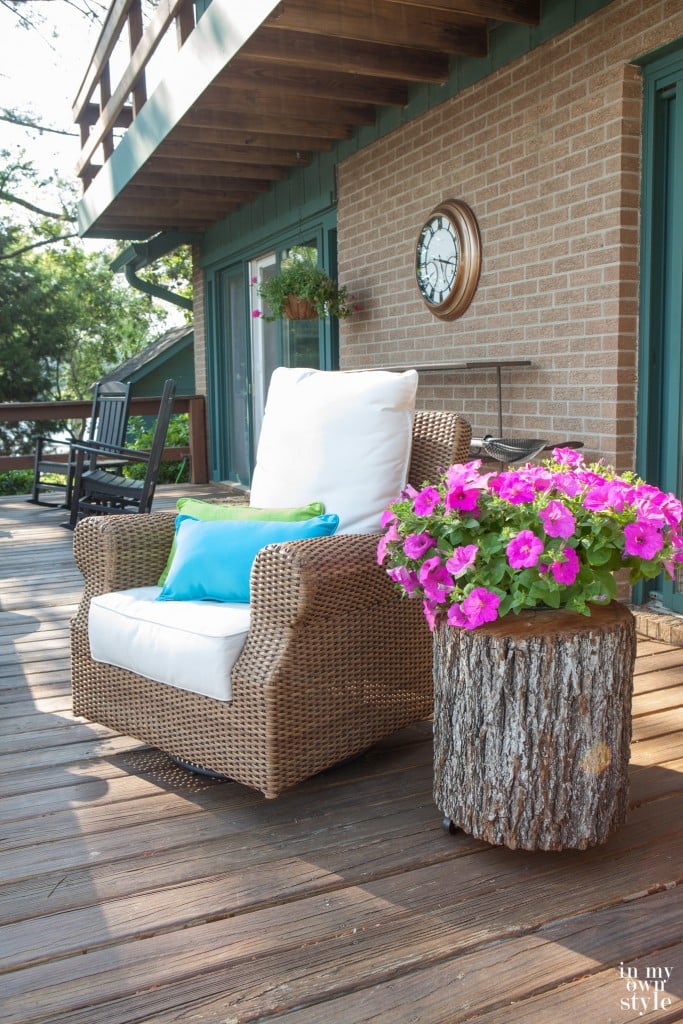 Summer outdoor decorating