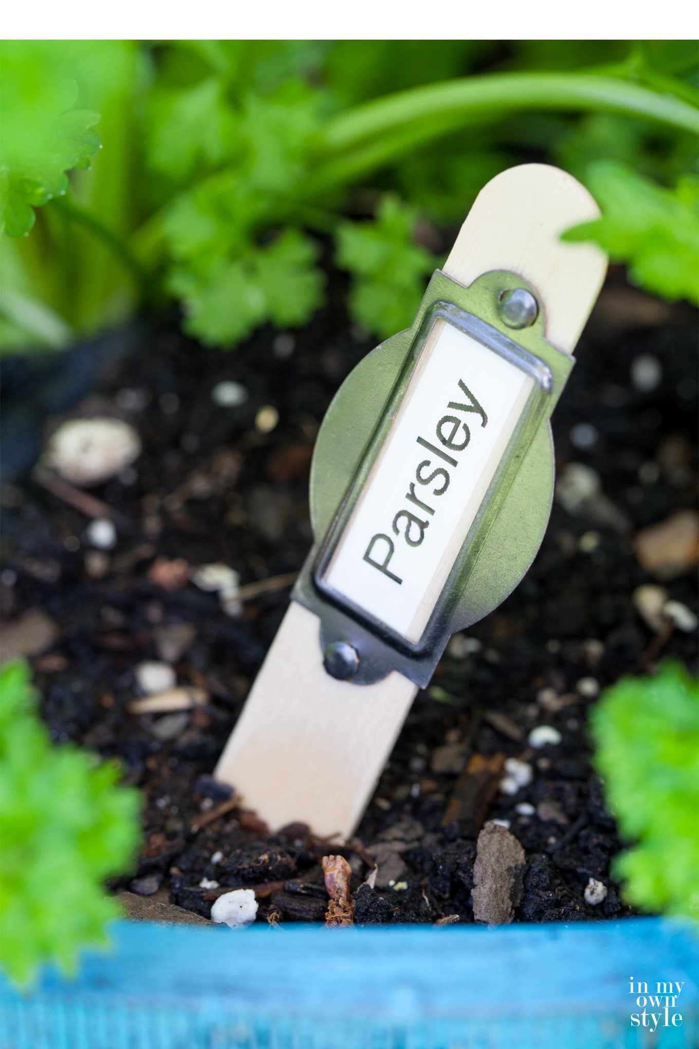 Make your own garden markers