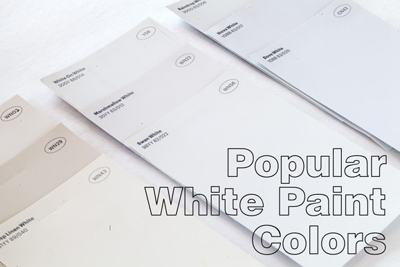 Popular white paint colors that will brighten a dark room