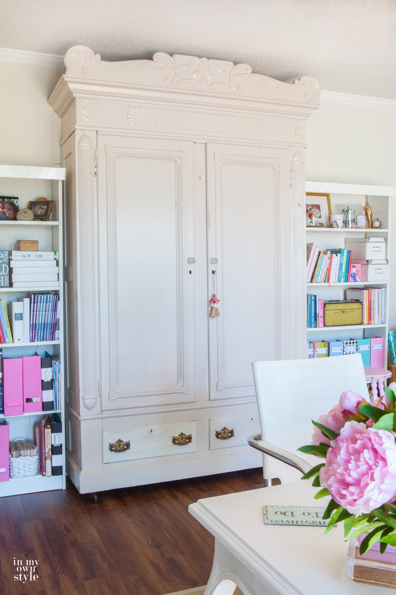 Decorating and storage ideas for craft rooms and home offices