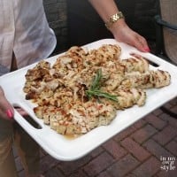 grilled lemon herb encrusted chicken recipe