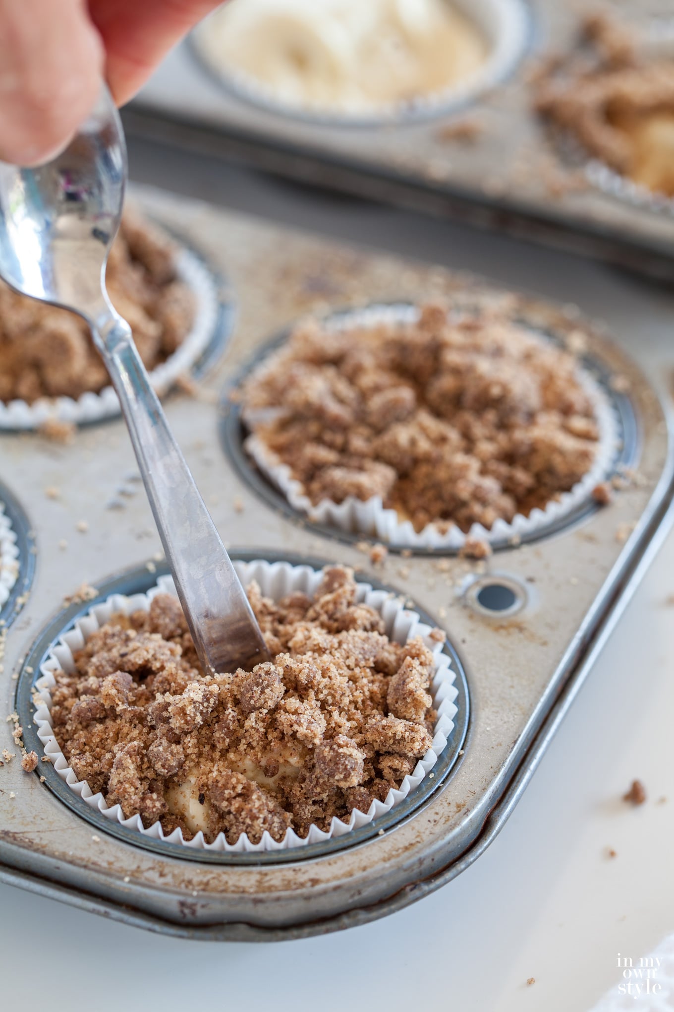 Recipe for crumb topped cake