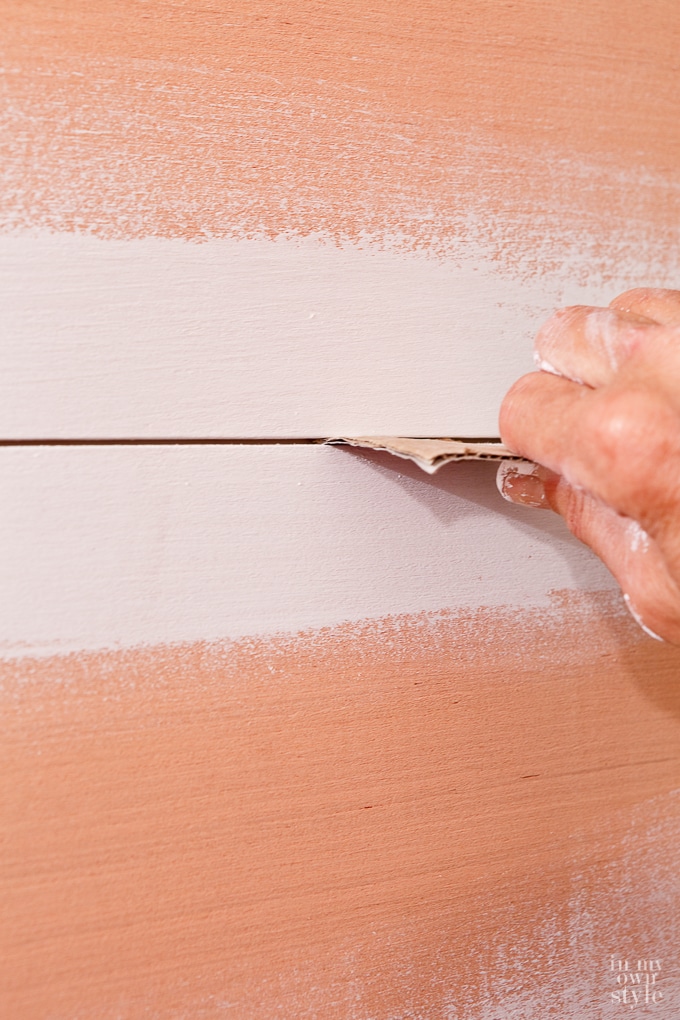 How to add wood planks to a wall the fast and easy way.