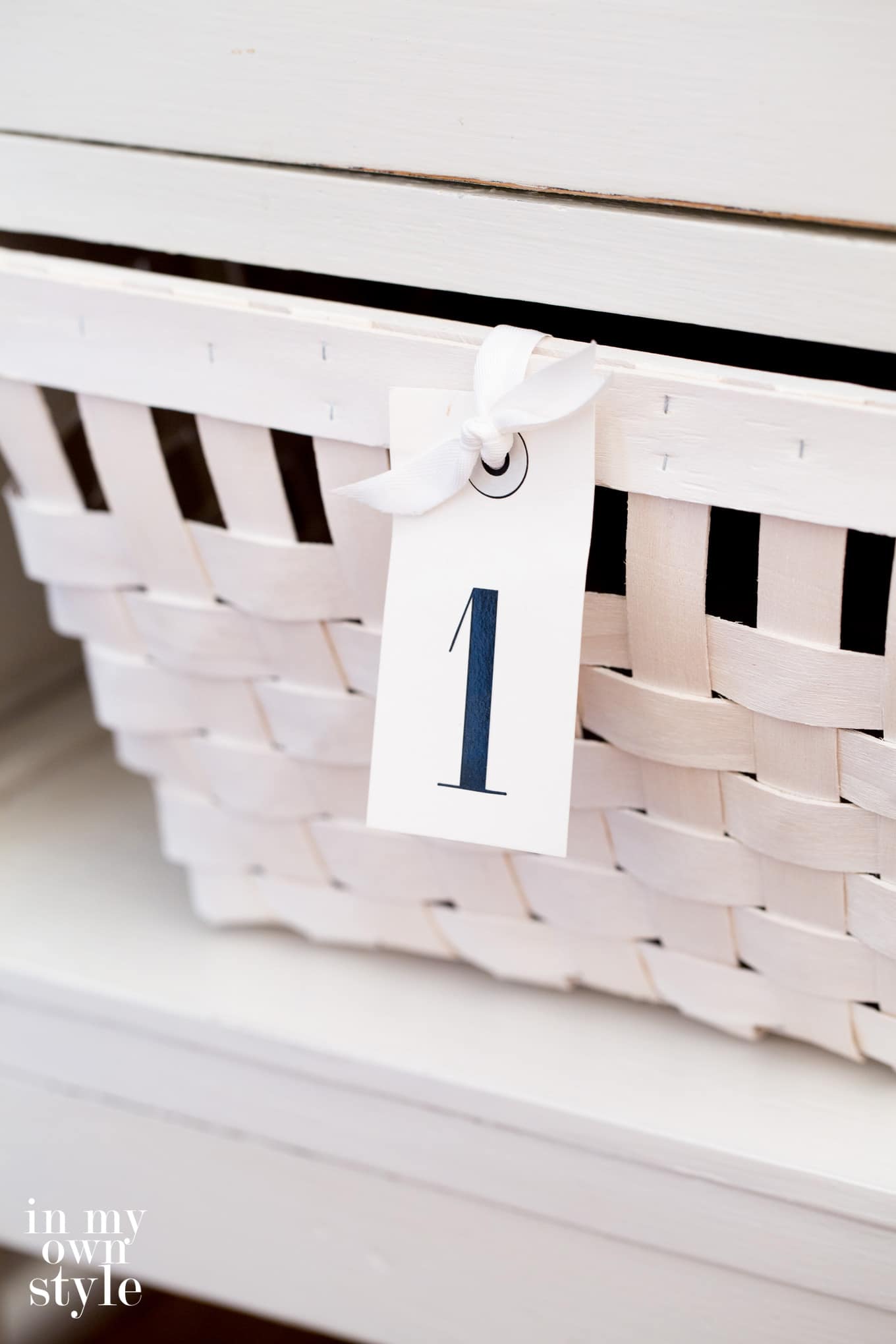 Organizing idea for a bathroom vanity