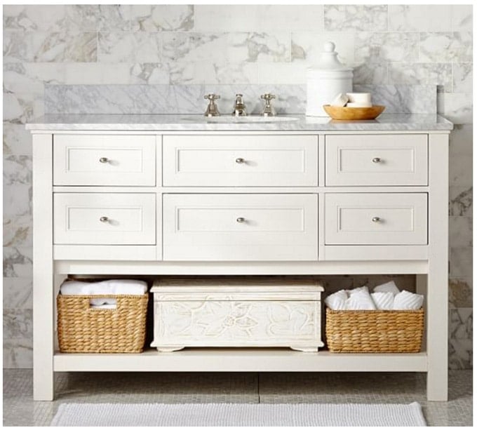 Pottery Barn sunk vanity