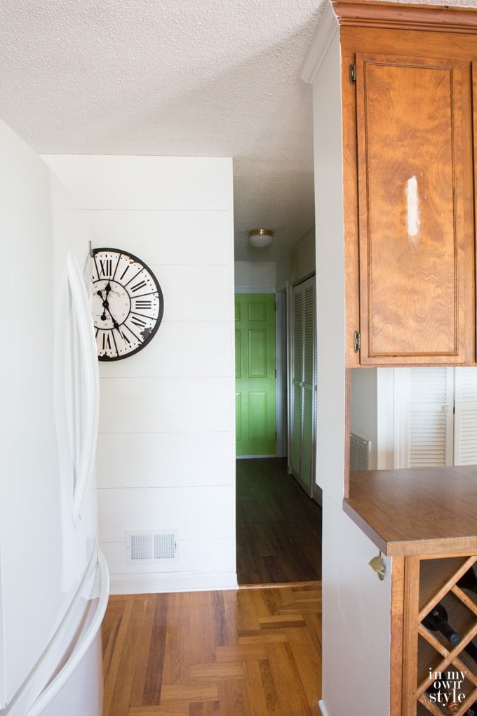 Painted louvered doors with a Home Right paint sprayer