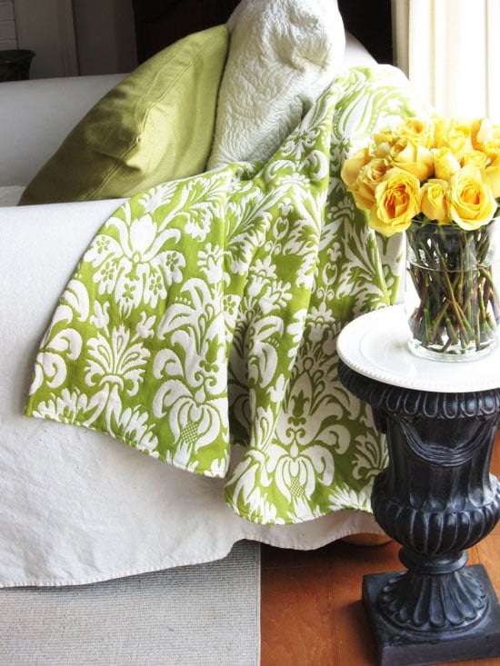 How to make a throw blanket