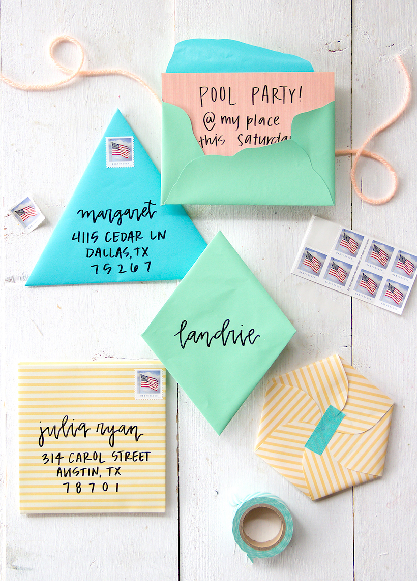 Free printable envelope template