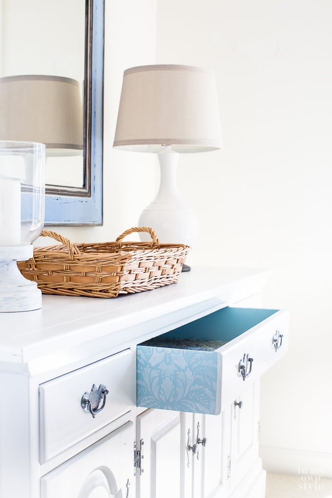 Dresser drawer furniture makeover