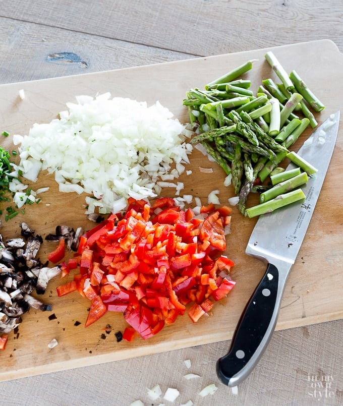 Hello Fresh meal preparation