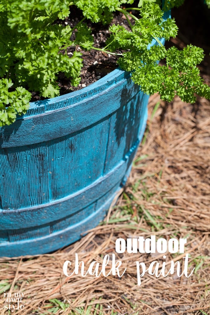 How to use Outdoor chalk paint