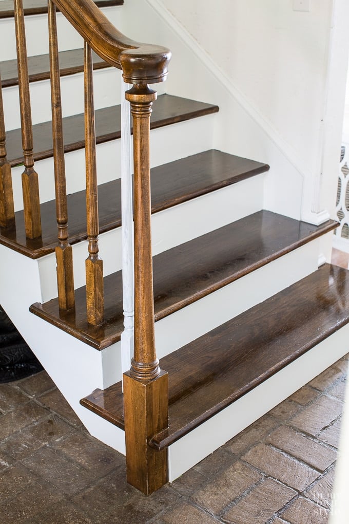 Staircase makeover on a budget