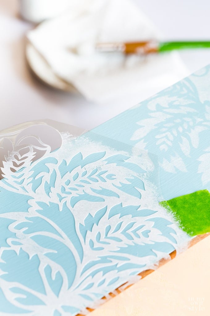 How to reposition a stencil