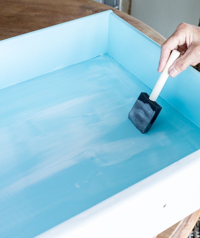 How to attach fabric to a drawer so it stays in place