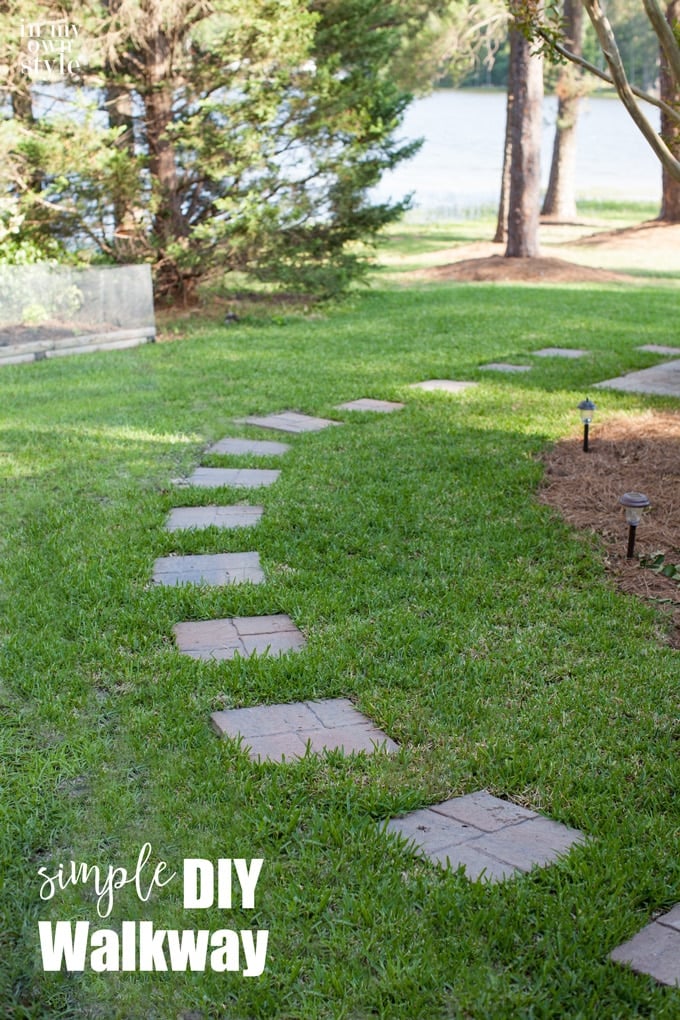 Simple diy walkway for a ysrd