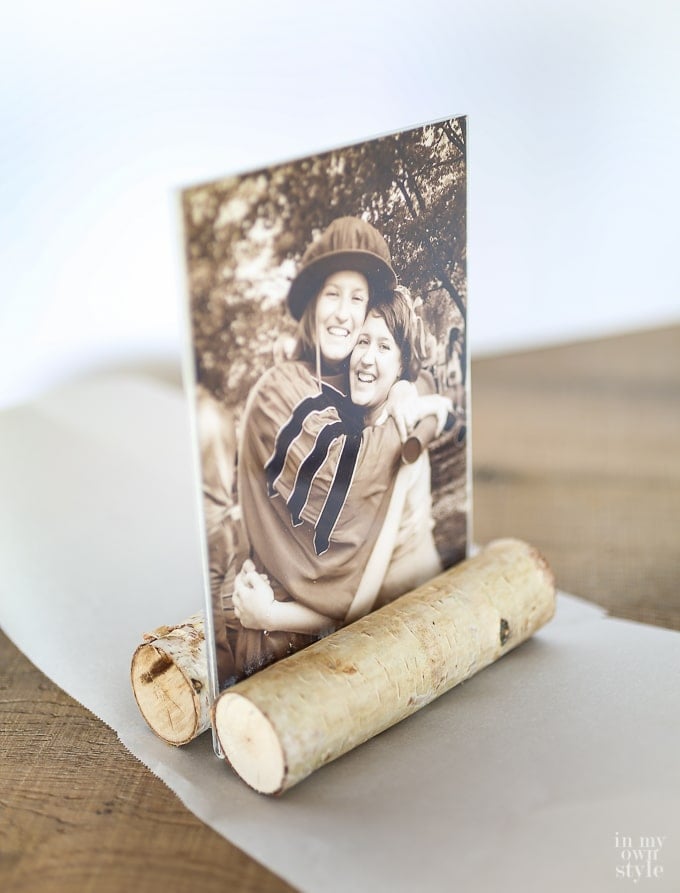 10 minute diy fall photo frame to make