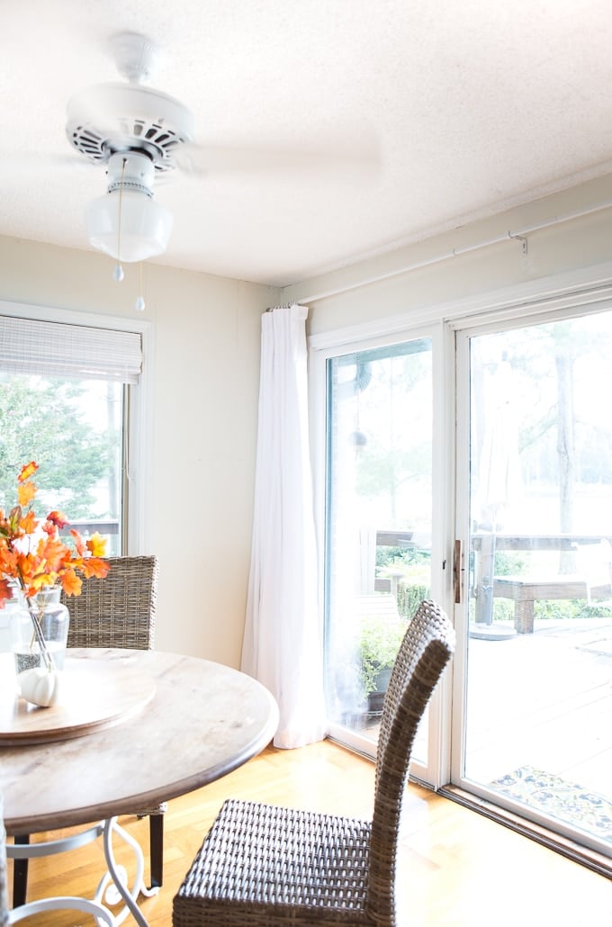 Extra wide curtain panels for sliding glass doors