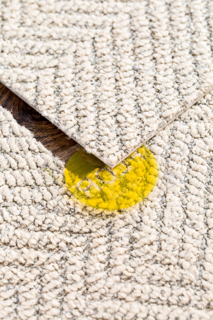 The easiest rug to install in a home