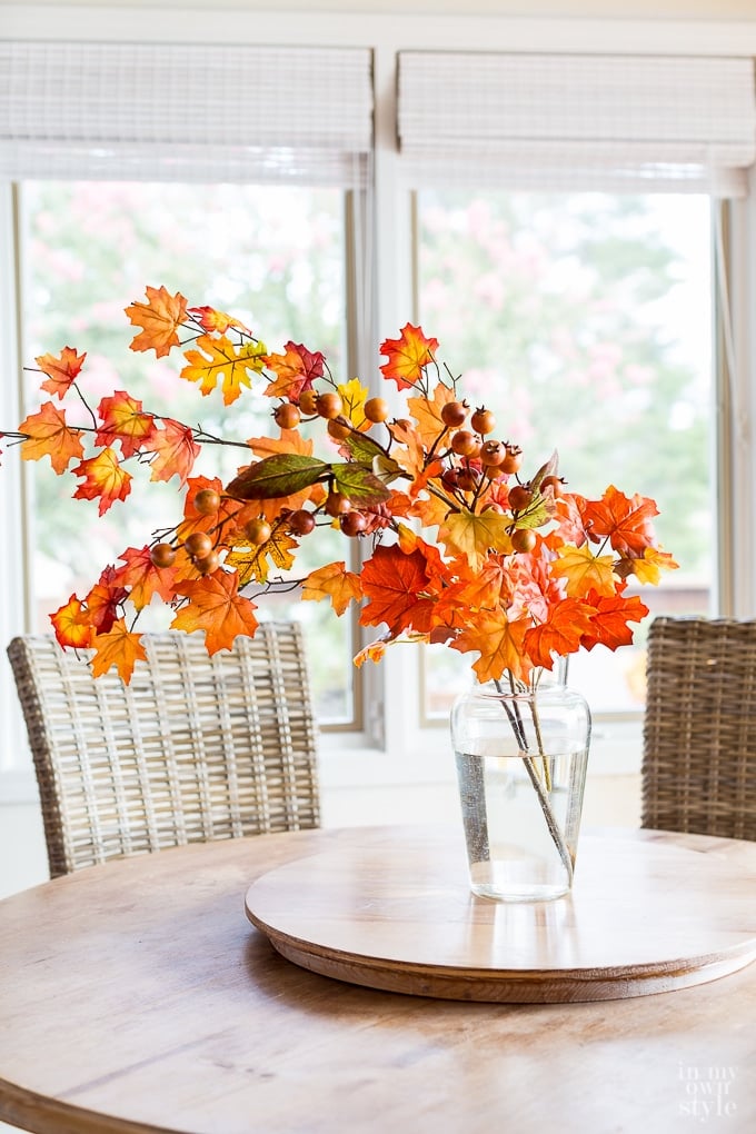 Nature crafts to make to decorate your home for autumn
